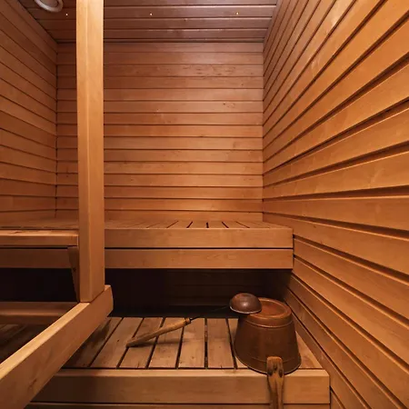 Cozy With Sauna In The Middle Of شقة *